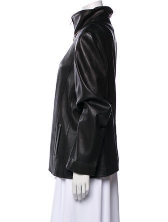 Avanti Leather Bomber Jacket