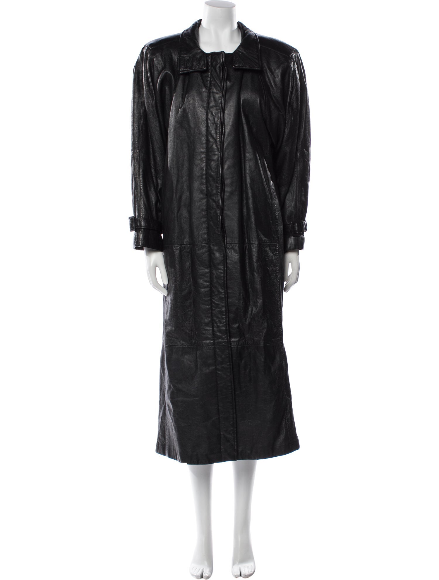 Avanti Leather Trench Coat