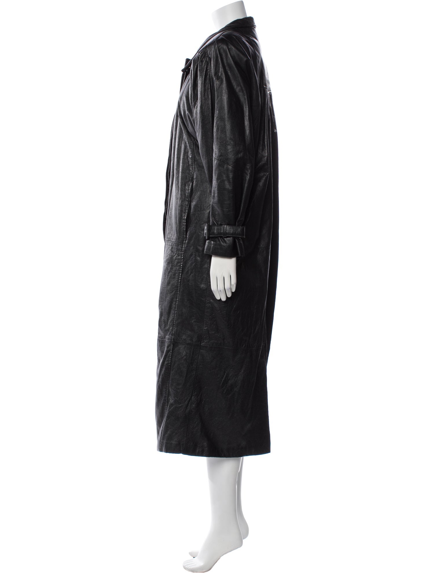Avanti Leather Trench Coat