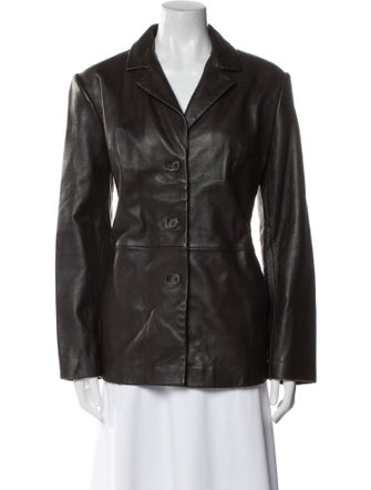 Avanti Leather Blazer
