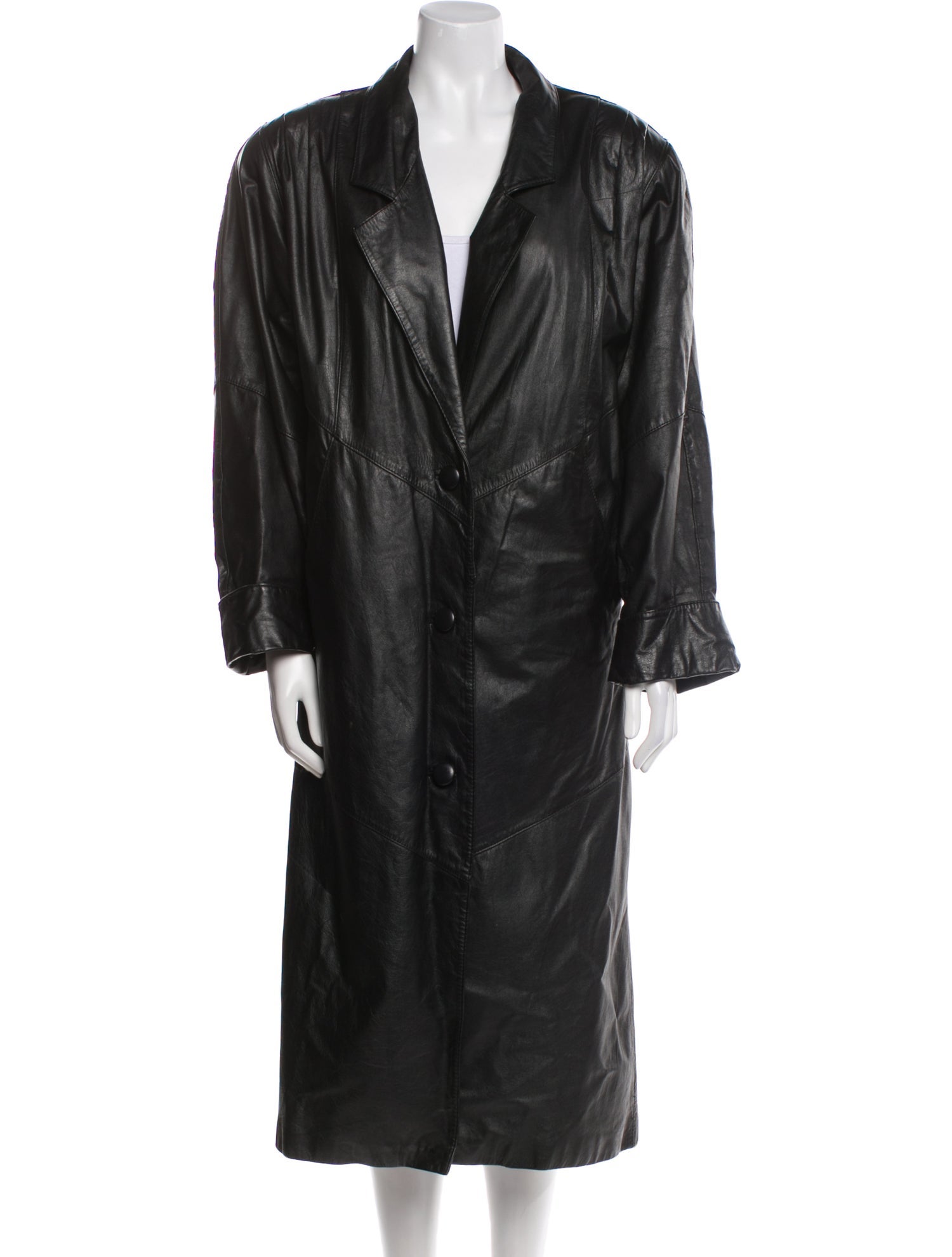 Avanti Leather Faux Fur Coat