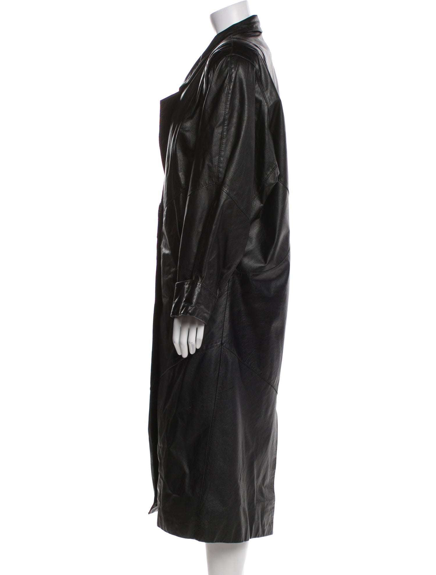 Avanti Leather Faux Fur Coat