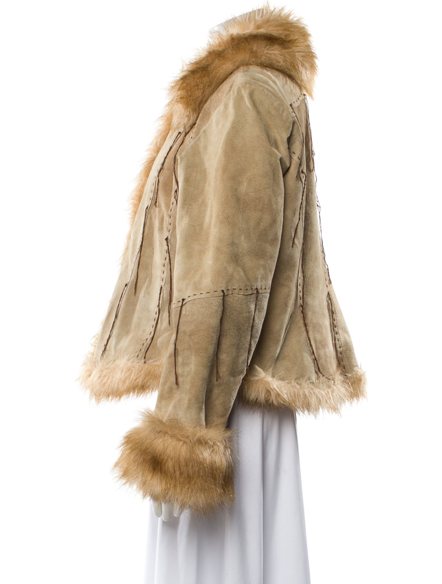 Avanti Leather Faux Fur Jacket