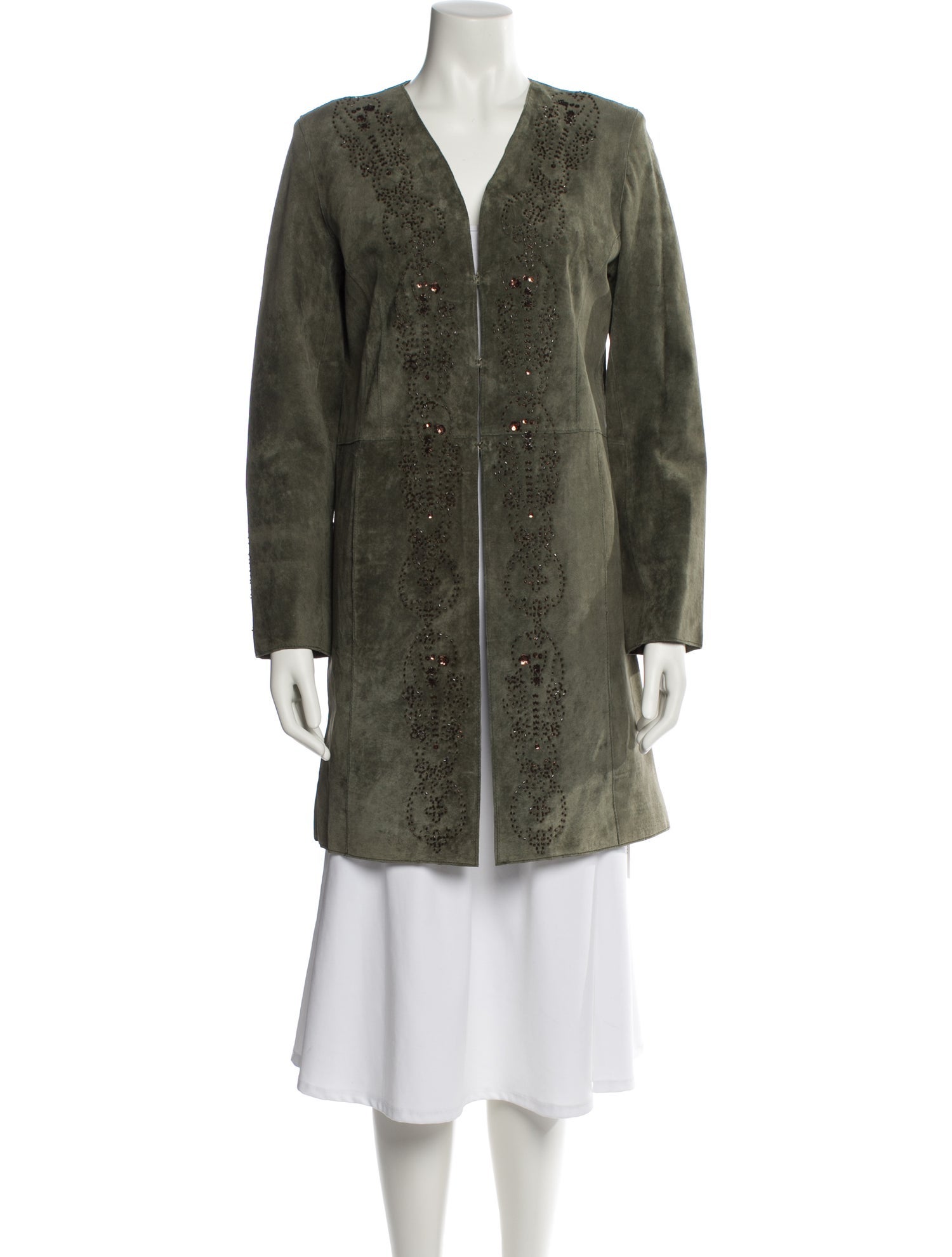 Avanti Leather Faux Fur Coat w/ Tags