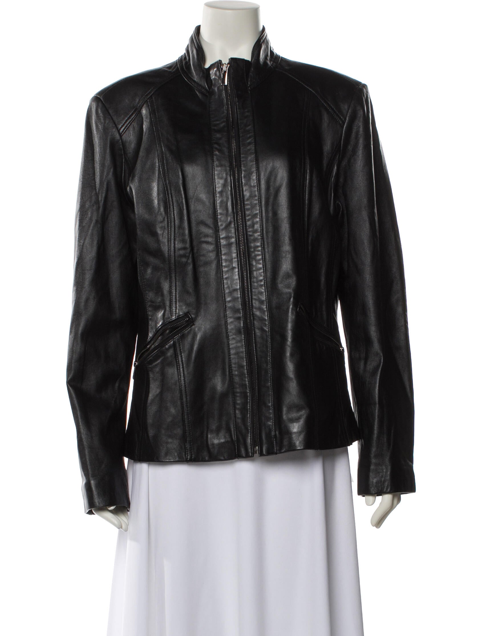 Avanti Leather Biker Jacket