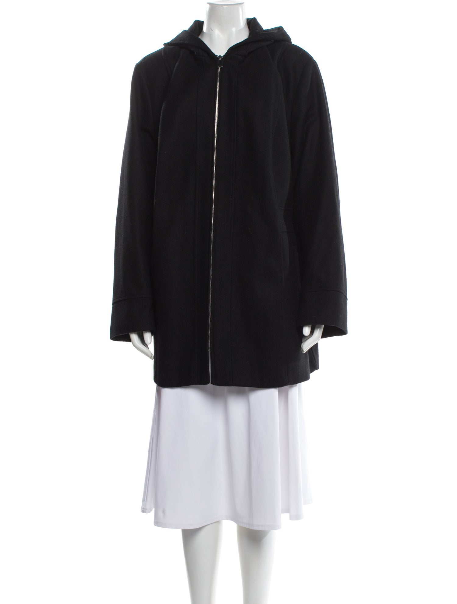 Avanti Wool Faux Fur Coat