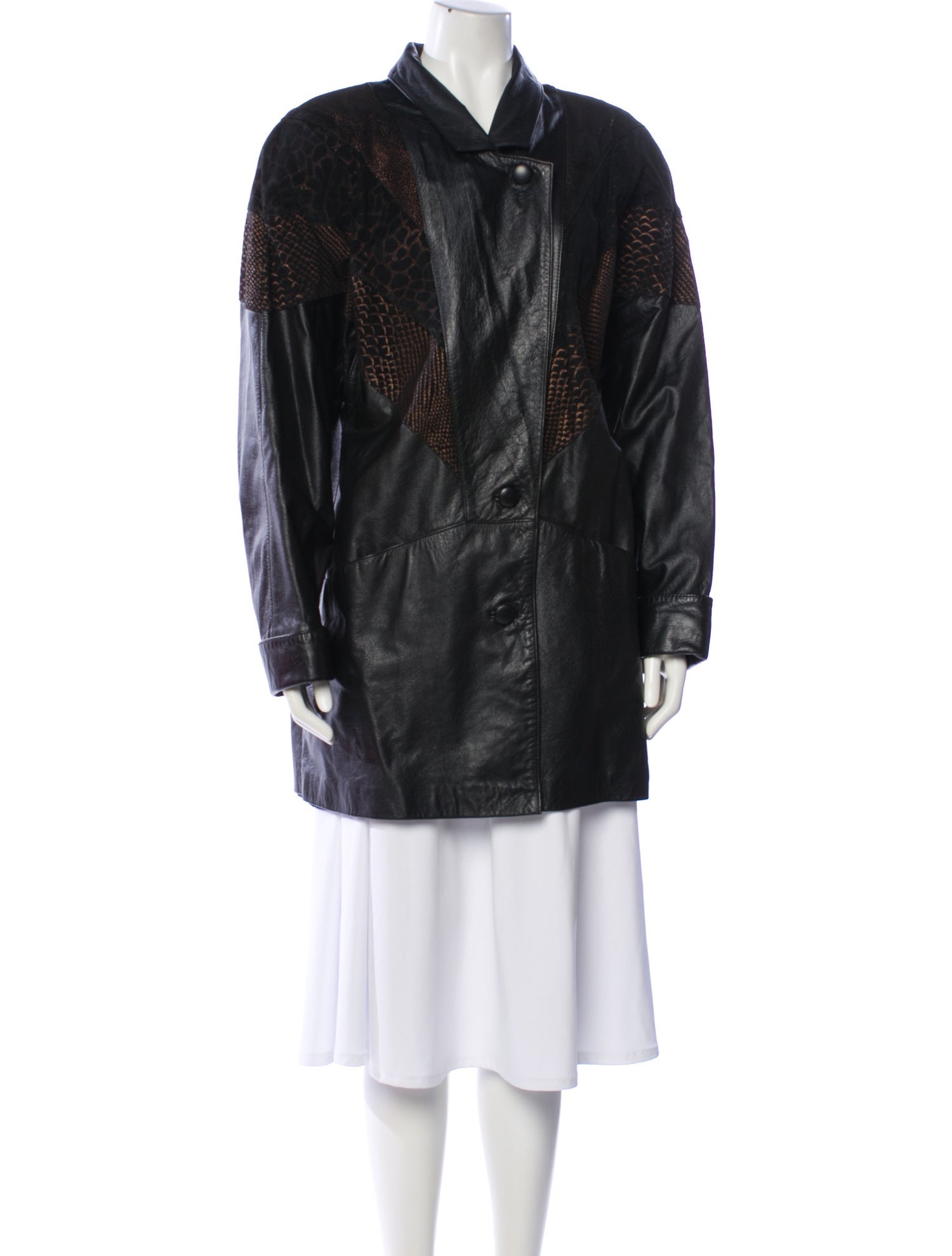 Avanti Leather Faux Fur Jacket