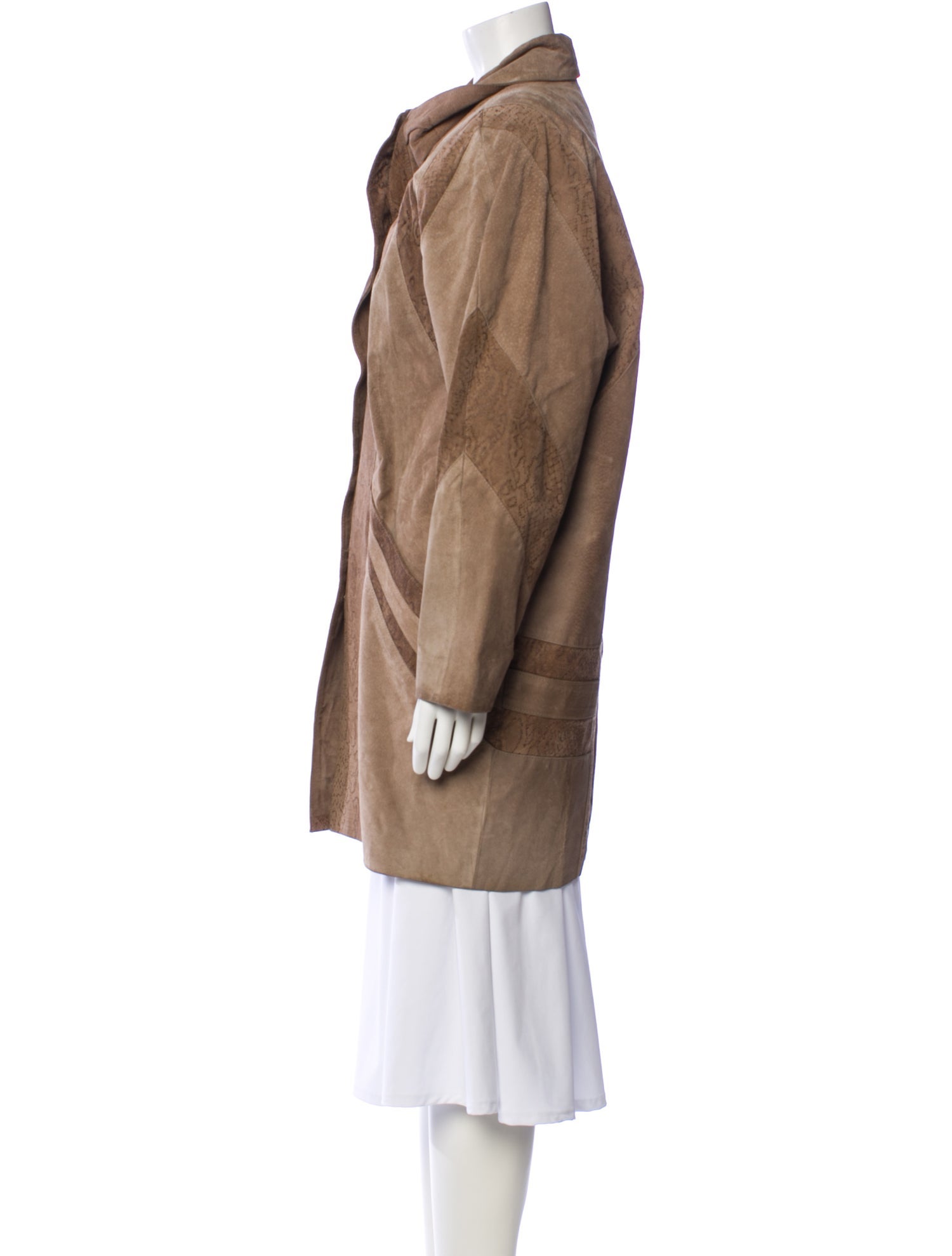 Avanti Linen Animal Print Faux Fur Jacket