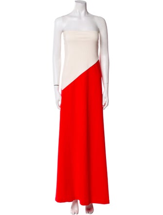 Aaizél Colorblock Pattern Long Dress