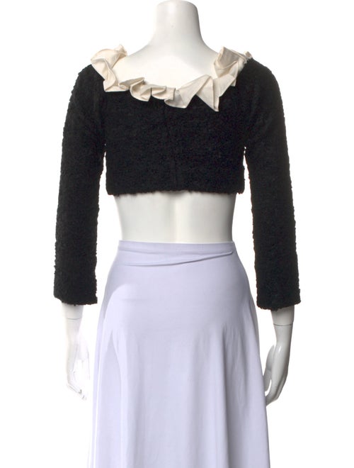Aaizél Mohair V-Neck Crop Top