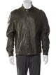 Ajmone Leather Moto Jacket
