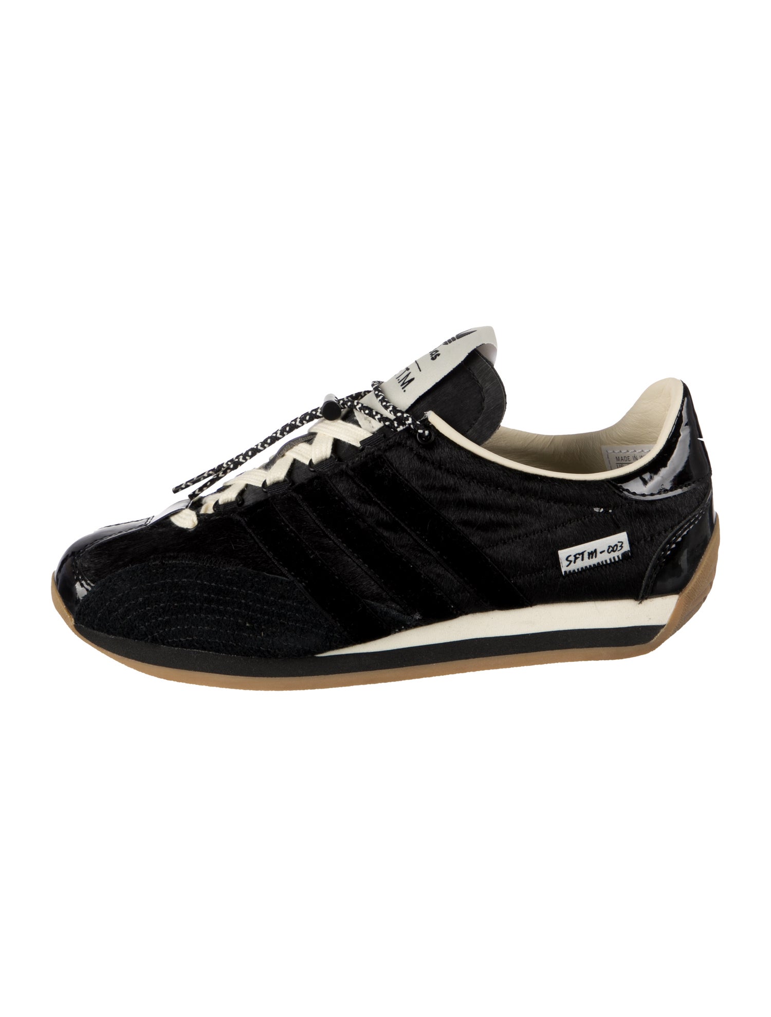 Adidas X Song For The Mute Patent Leather Athletic Sneakers