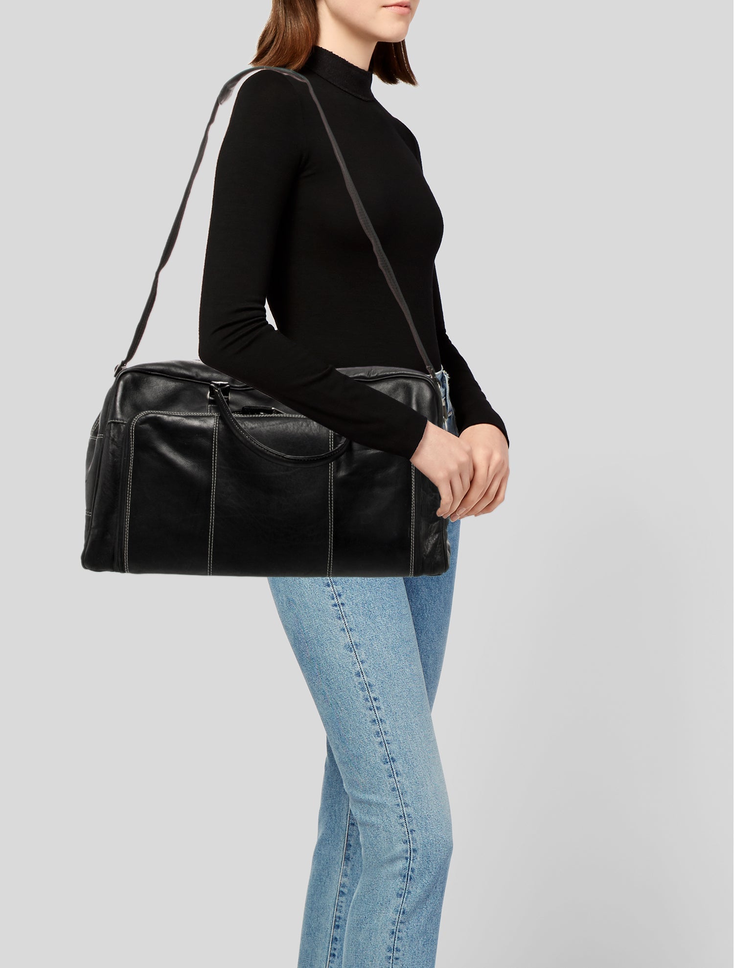 Eka Leather Weekender Bag