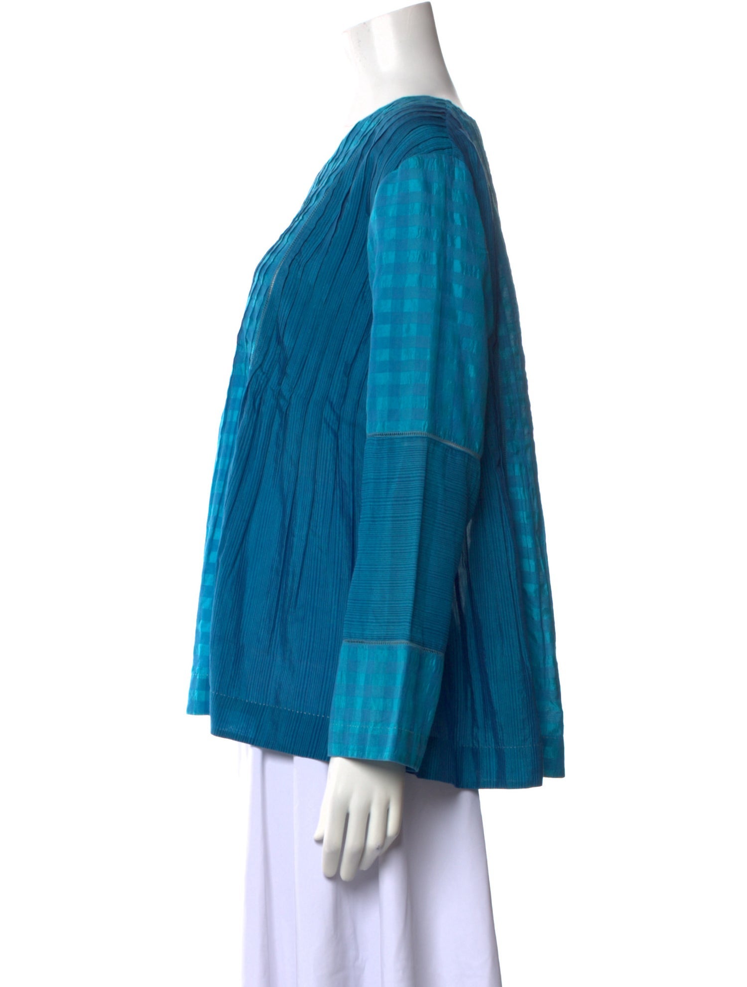 Eka Striped V-Neck Blouse w/ Tags