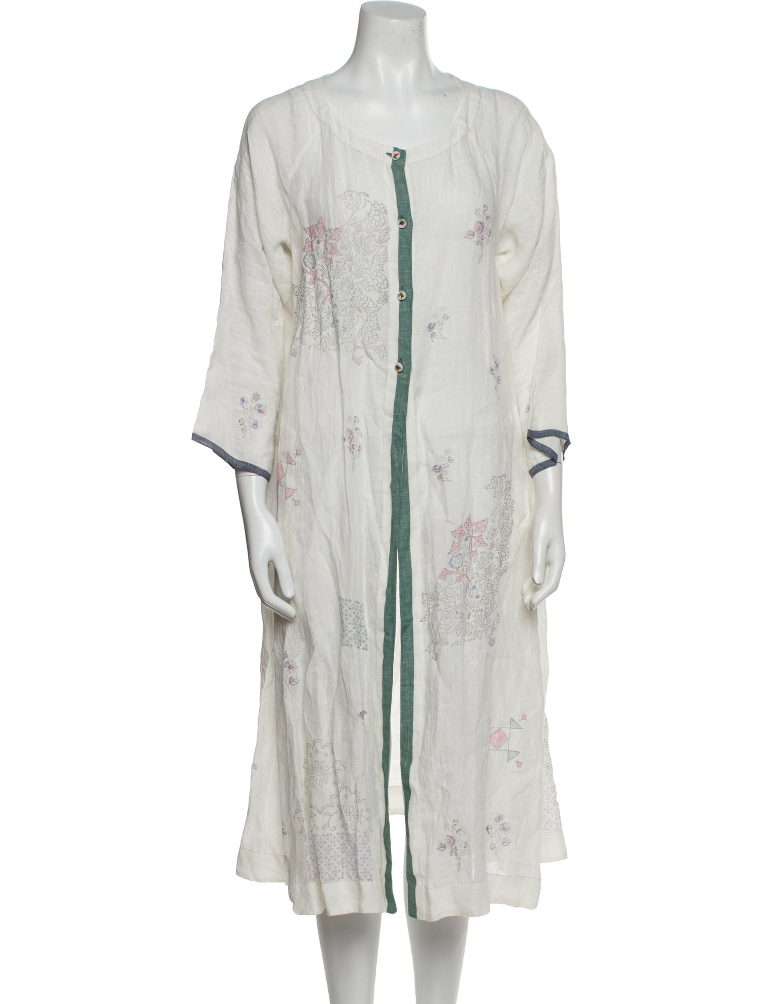 Eka Linen Midi Length Dress