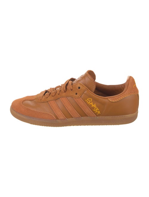 Adidas x Jonah Hill Leather Whipstitch Trim Sneakers