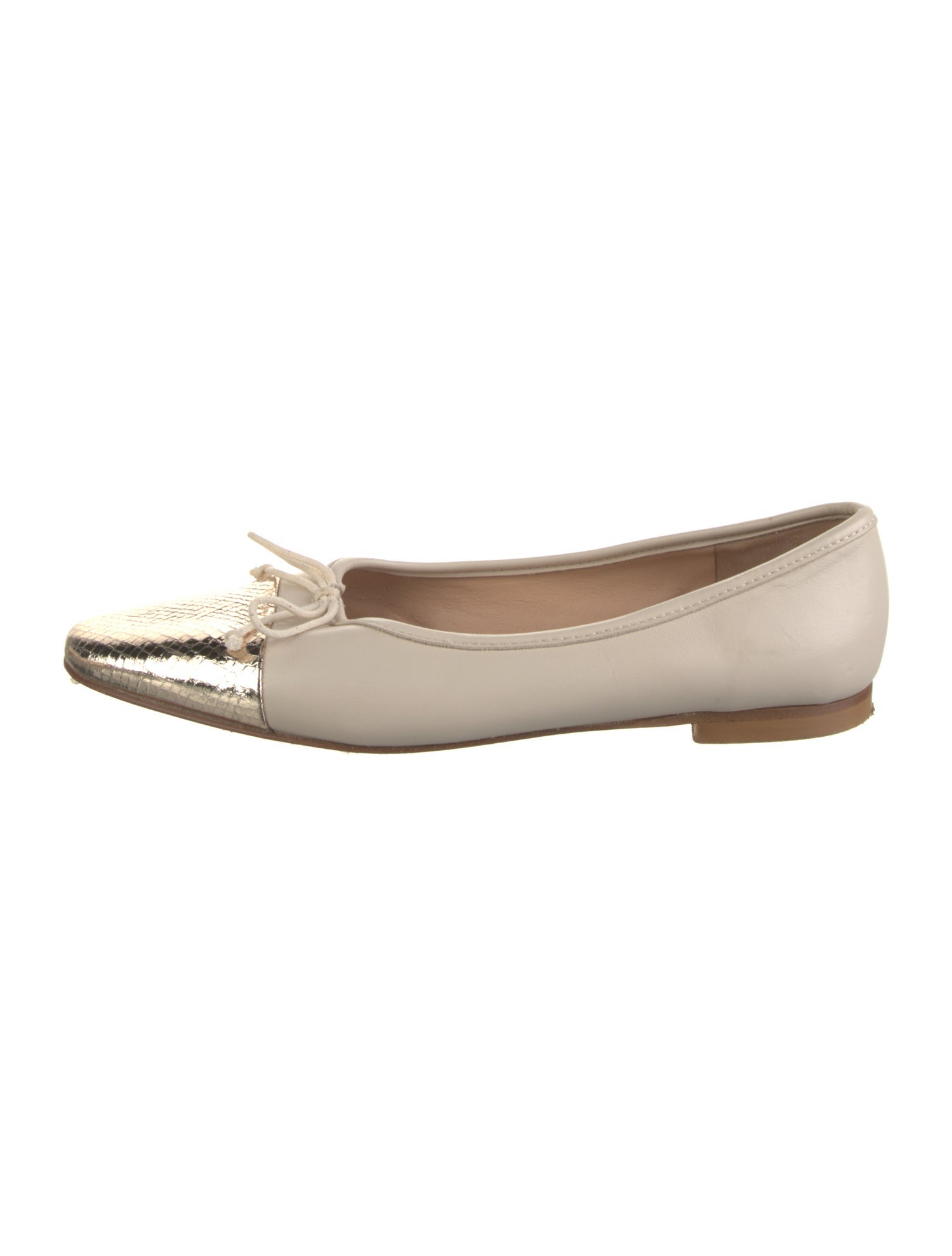 A. Soliani Leather Ballet Flats
