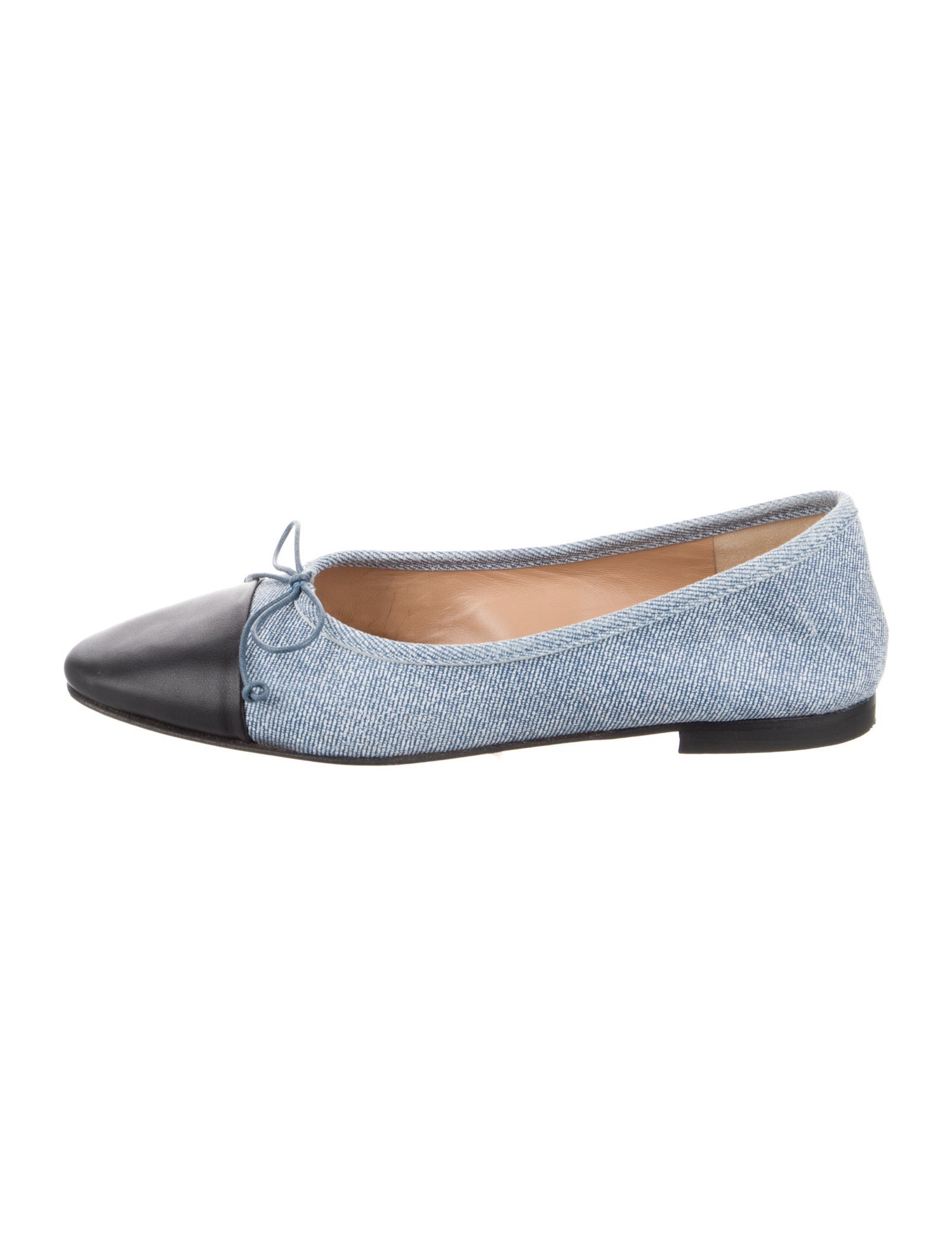 A. Soliani Suede Colorblock Pattern Ballet Flats