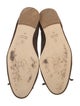 A. Soliani Suede Bow Accents Ballet Flats
