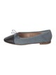 A. Soliani Suede Colorblock Pattern Ballet Flats