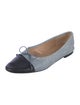 A. Soliani Suede Colorblock Pattern Ballet Flats