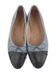 A. Soliani Suede Colorblock Pattern Ballet Flats