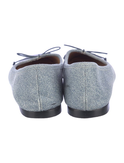 A. Soliani Suede Colorblock Pattern Ballet Flats