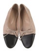 A. Soliani Leather Colorblock Pattern Ballet Flats