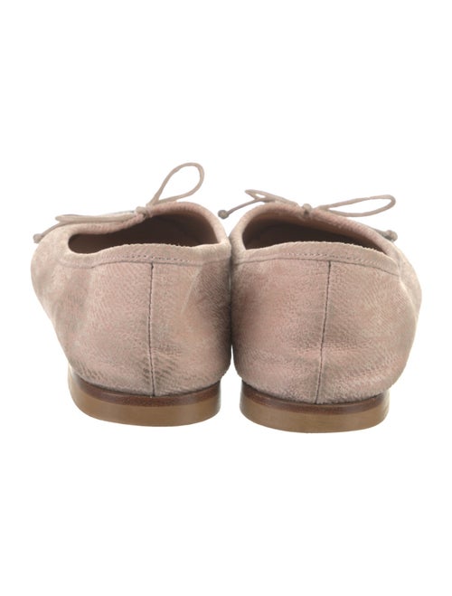 A. Soliani Leather Colorblock Pattern Ballet Flats