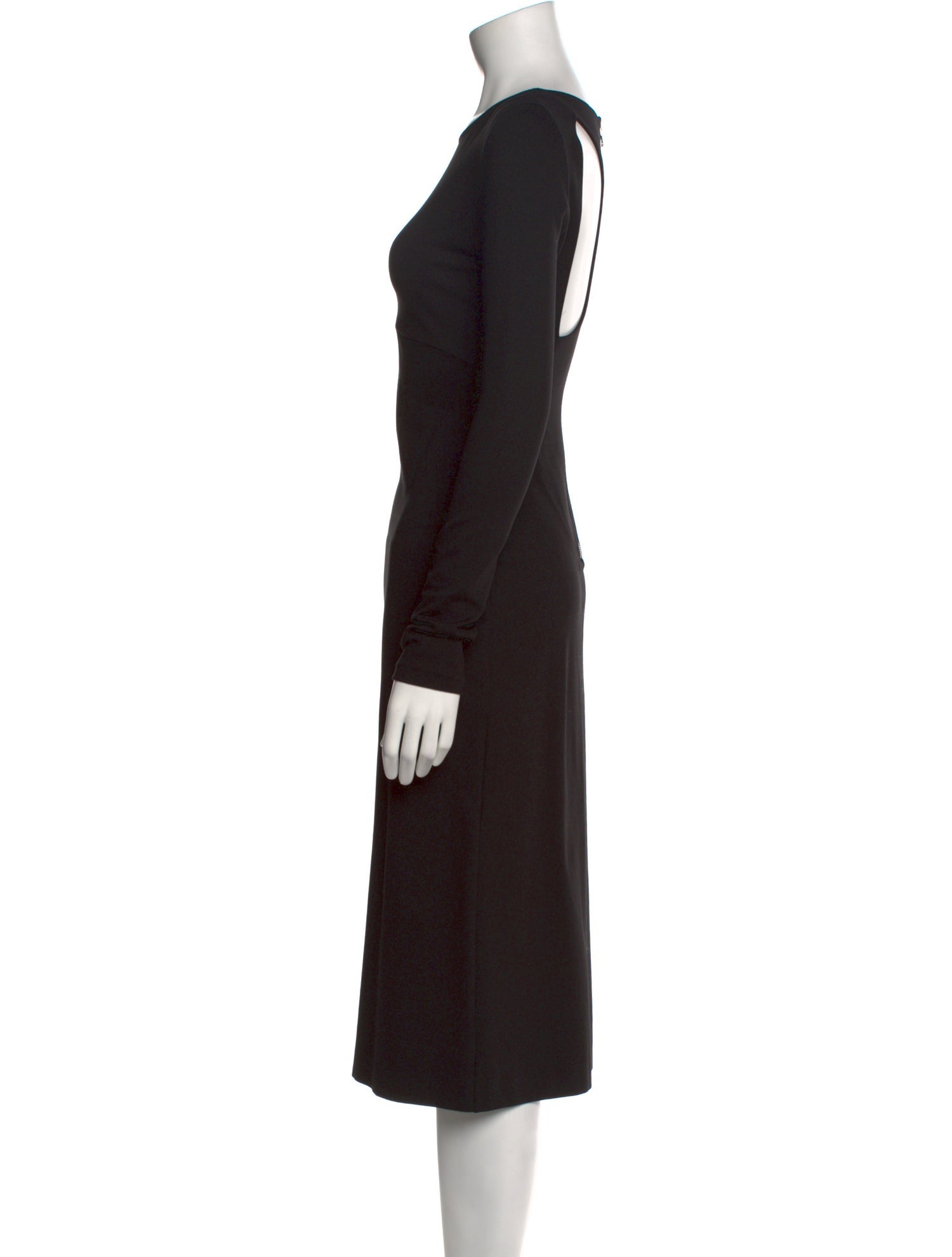 antonio barbato Bateau Neckline Midi Length Dress