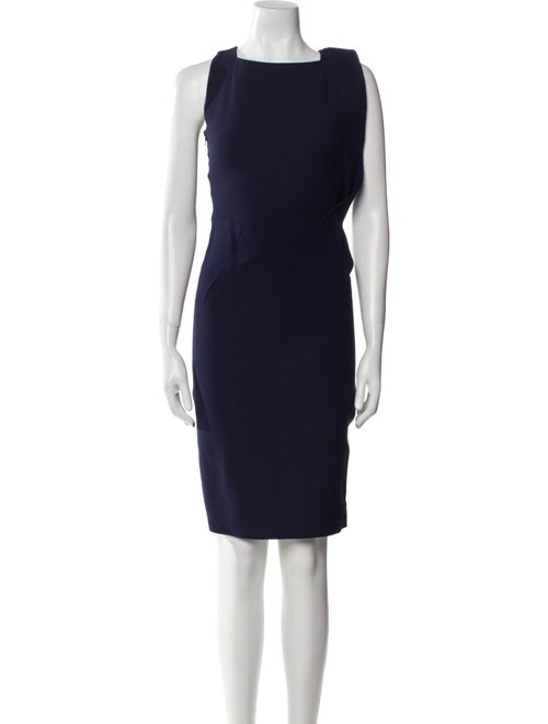 antonio barbato Bateau Neckline Knee-Length Dress