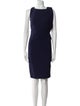 antonio barbato Bateau Neckline Knee-Length Dress
