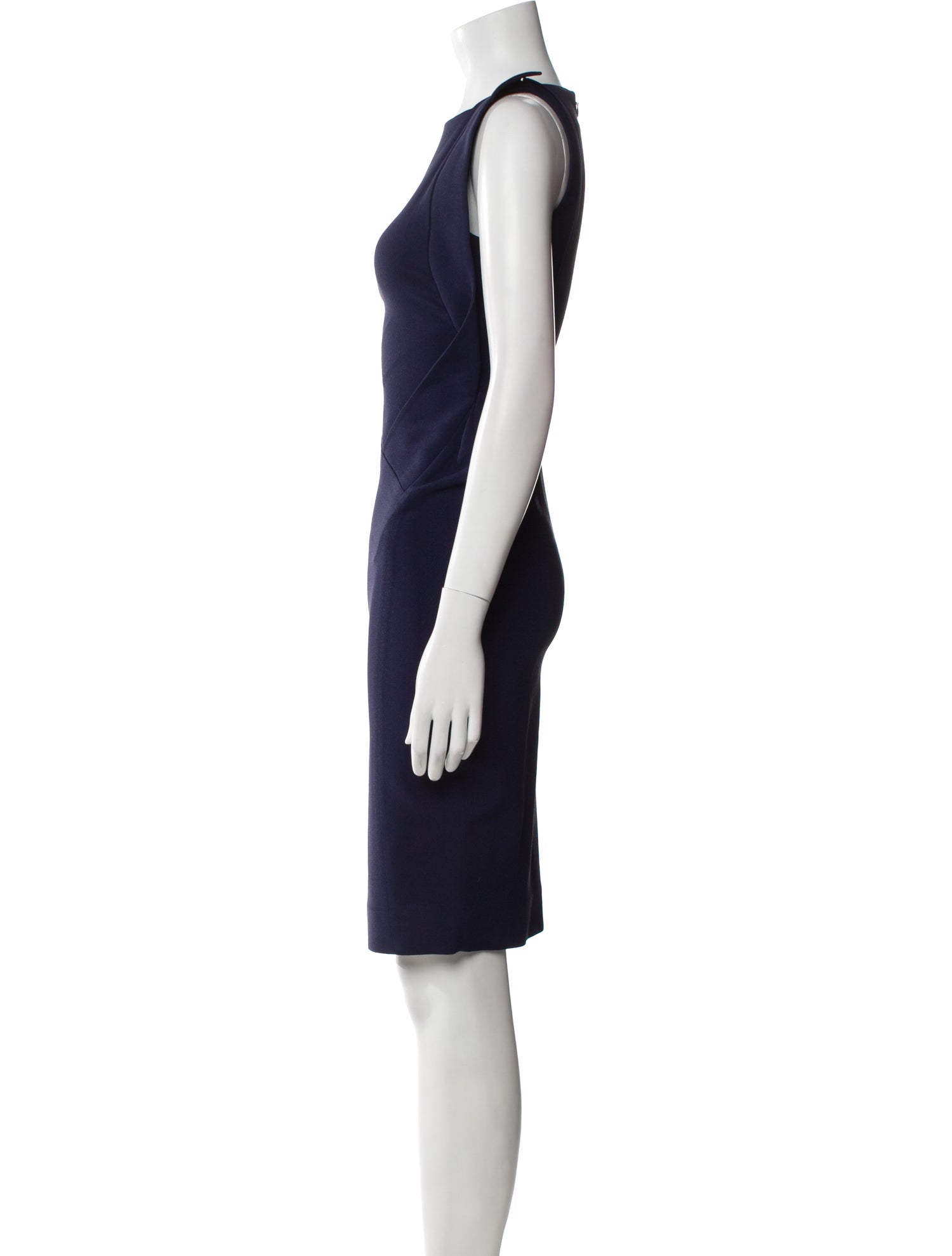 antonio barbato Bateau Neckline Knee-Length Dress
