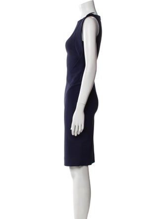 antonio barbato Bateau Neckline Knee-Length Dress