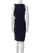 antonio barbato Bateau Neckline Knee-Length Dress