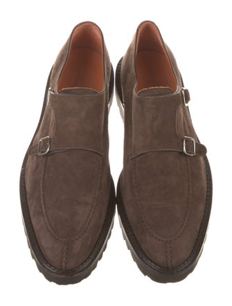 Andrea Ventura Firenze Suede Monk Straps