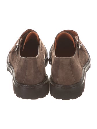 Andrea Ventura Firenze Suede Monk Straps