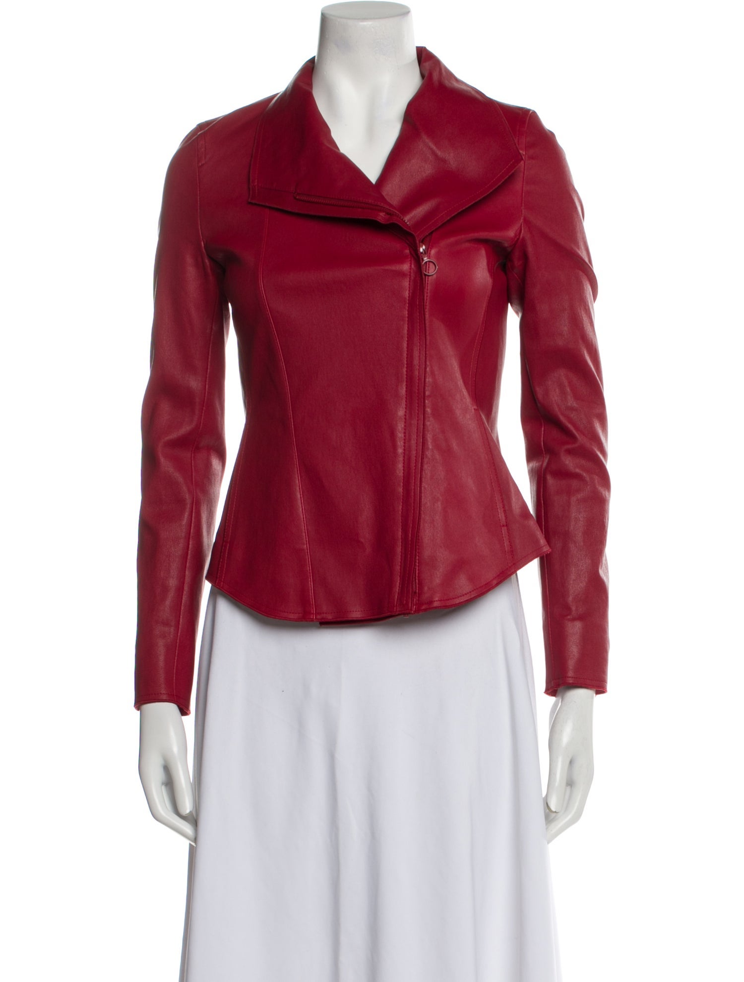 ジャケット AKRIS LAMB LEATHER JACKET Lamb Nappa Leather Jacket – Elizabeth Anthony