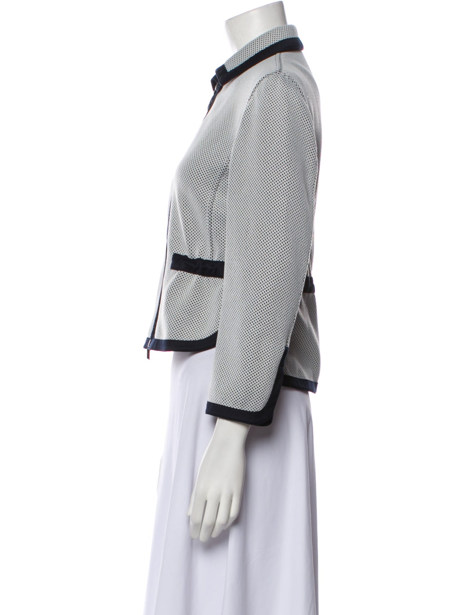 Akris Punto Polka Dot Print Jacket