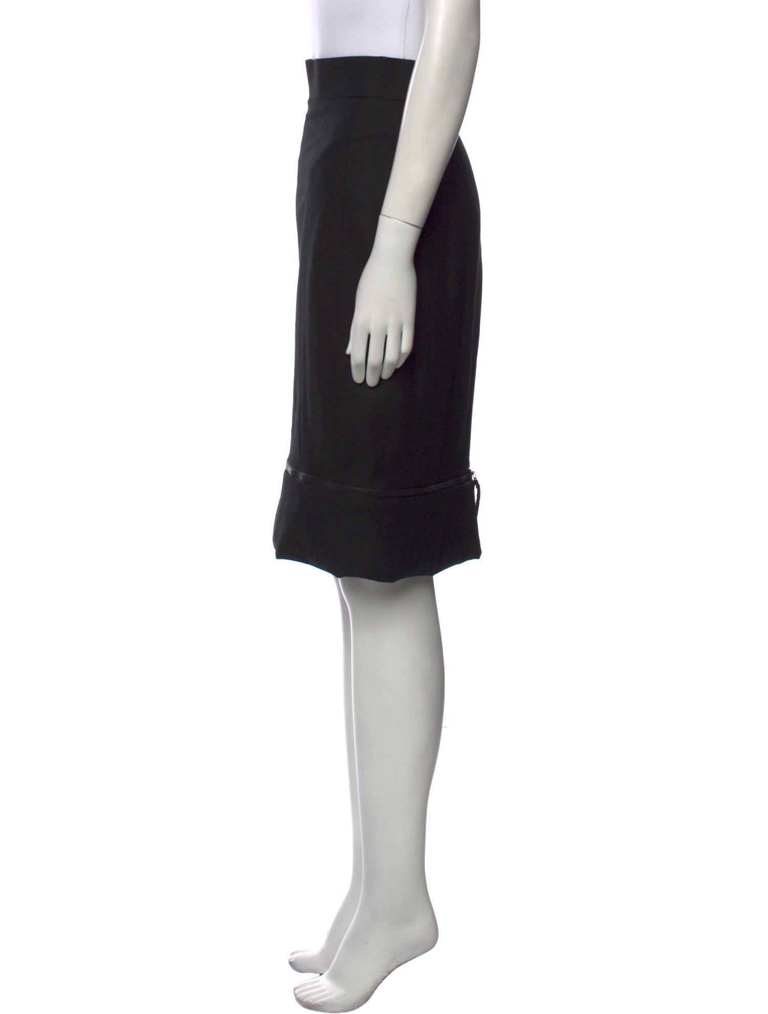 Akris Punto Wool Knee-Length Skirt