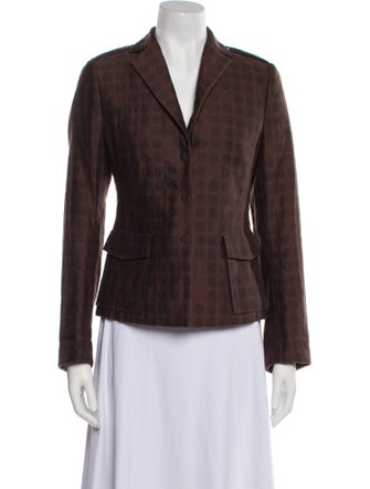 Akris Punto Polka Dot Print Blazer