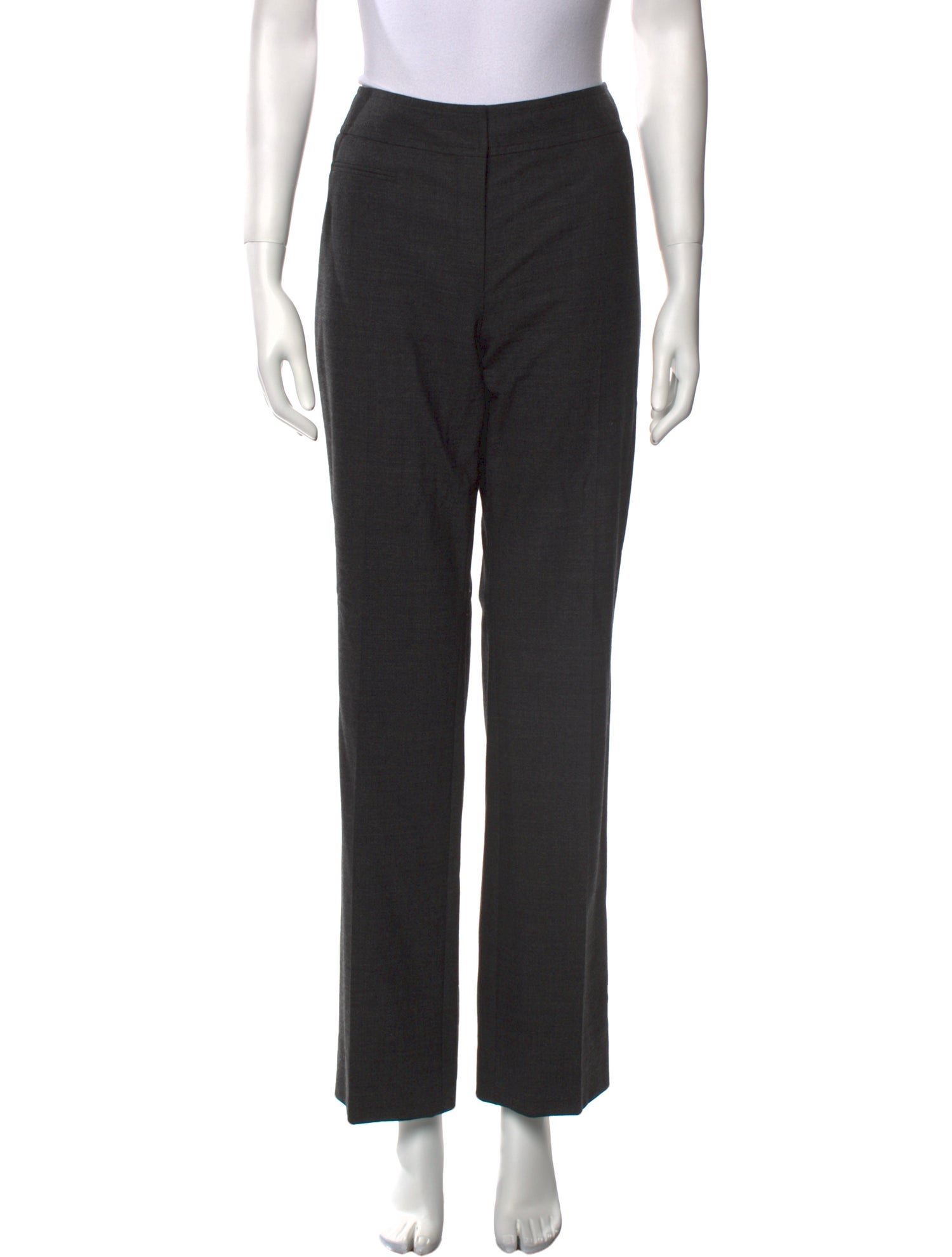 Gucci Wool Wide Leg Pants - Black, 8.5