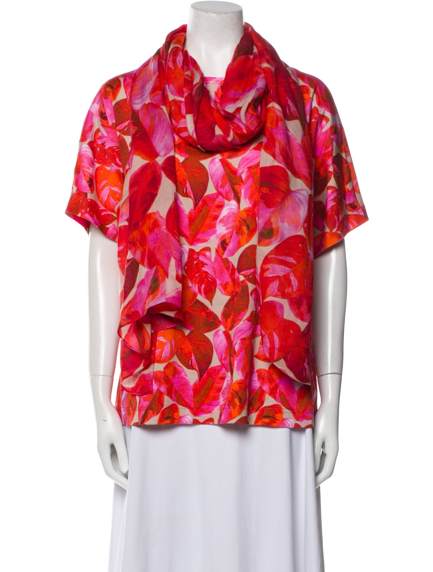 Akris Punto Printed Skirt Set