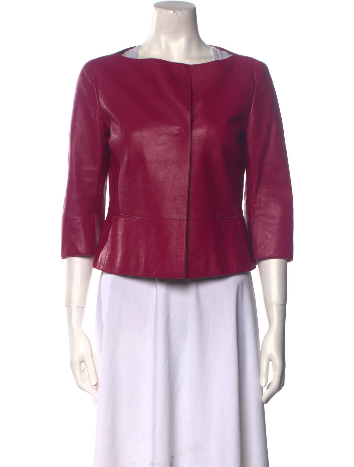 Akris Punto Leather Jacket