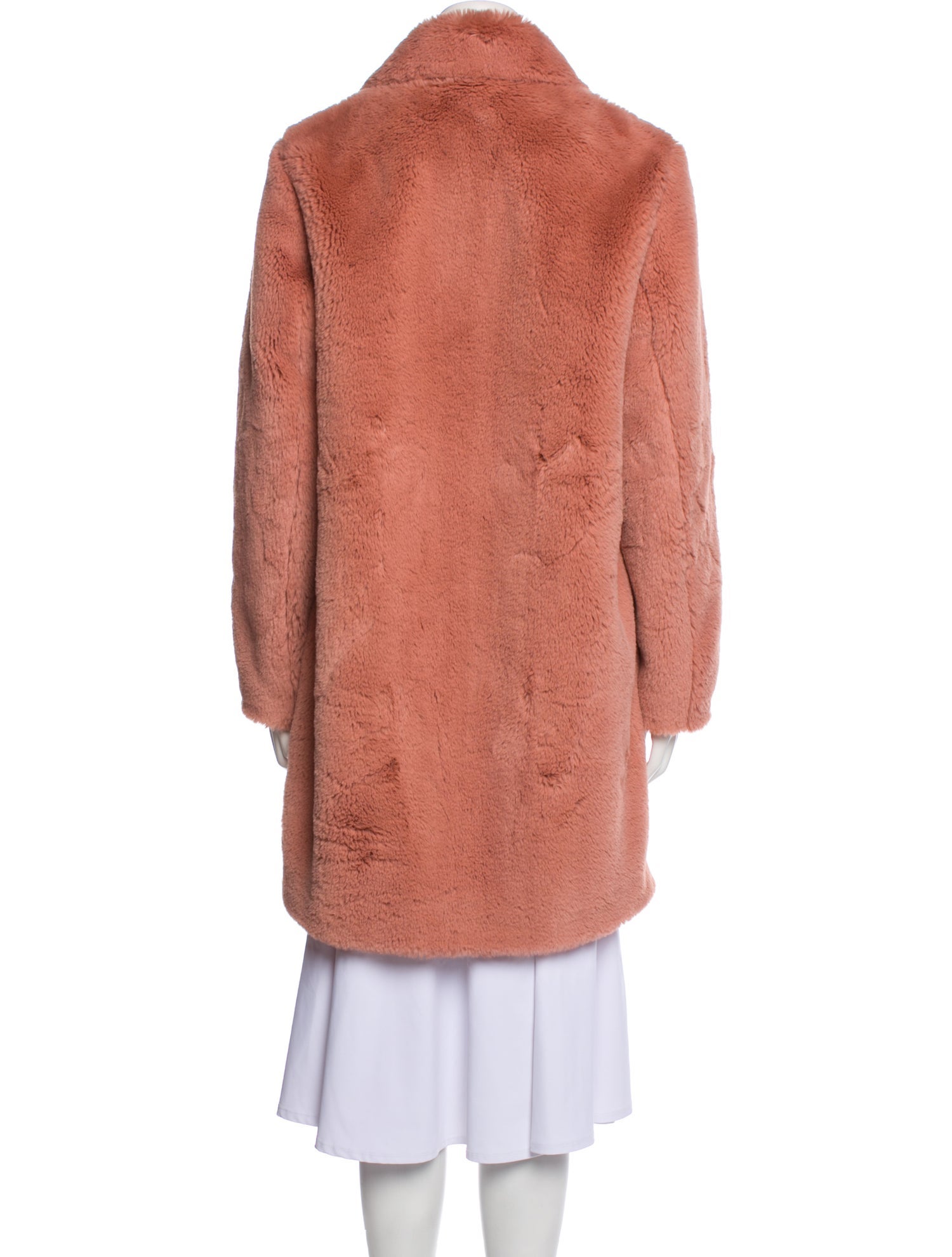 Akris Punto Faux Fur Coat