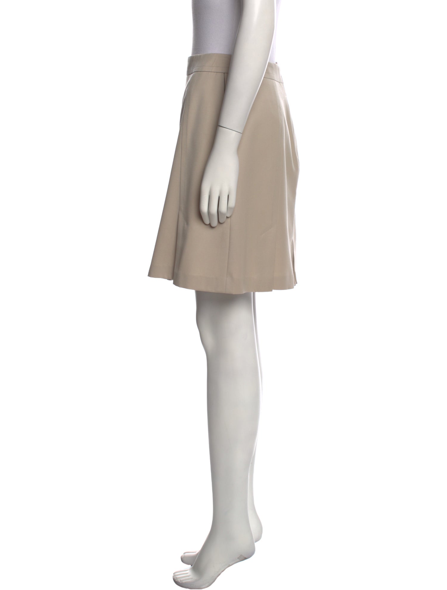 Akris Punto Wool Mini Skirt