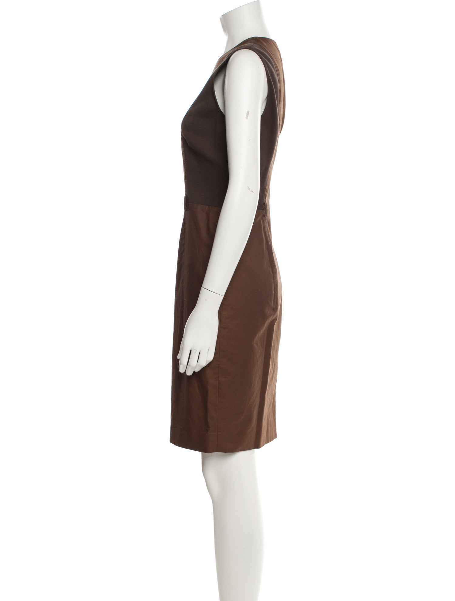 Akris Punto Crew Neck Knee-Length Dress