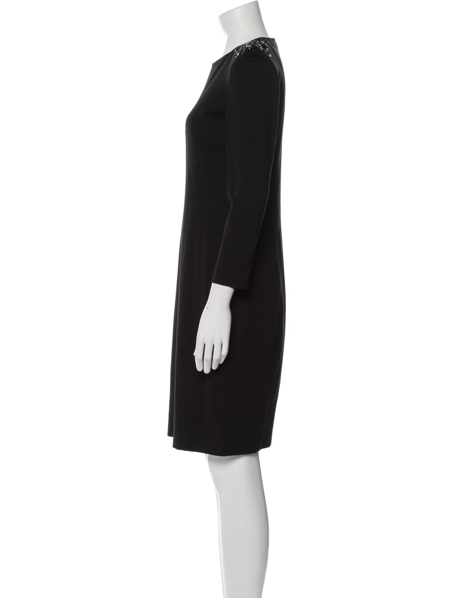 Akris Punto Bateau Neckline Knee-Length Dress