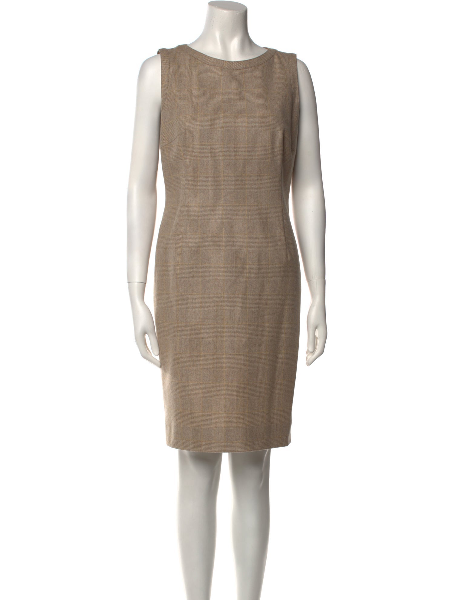Akris Punto Bateau Neckline Knee-Length Dress