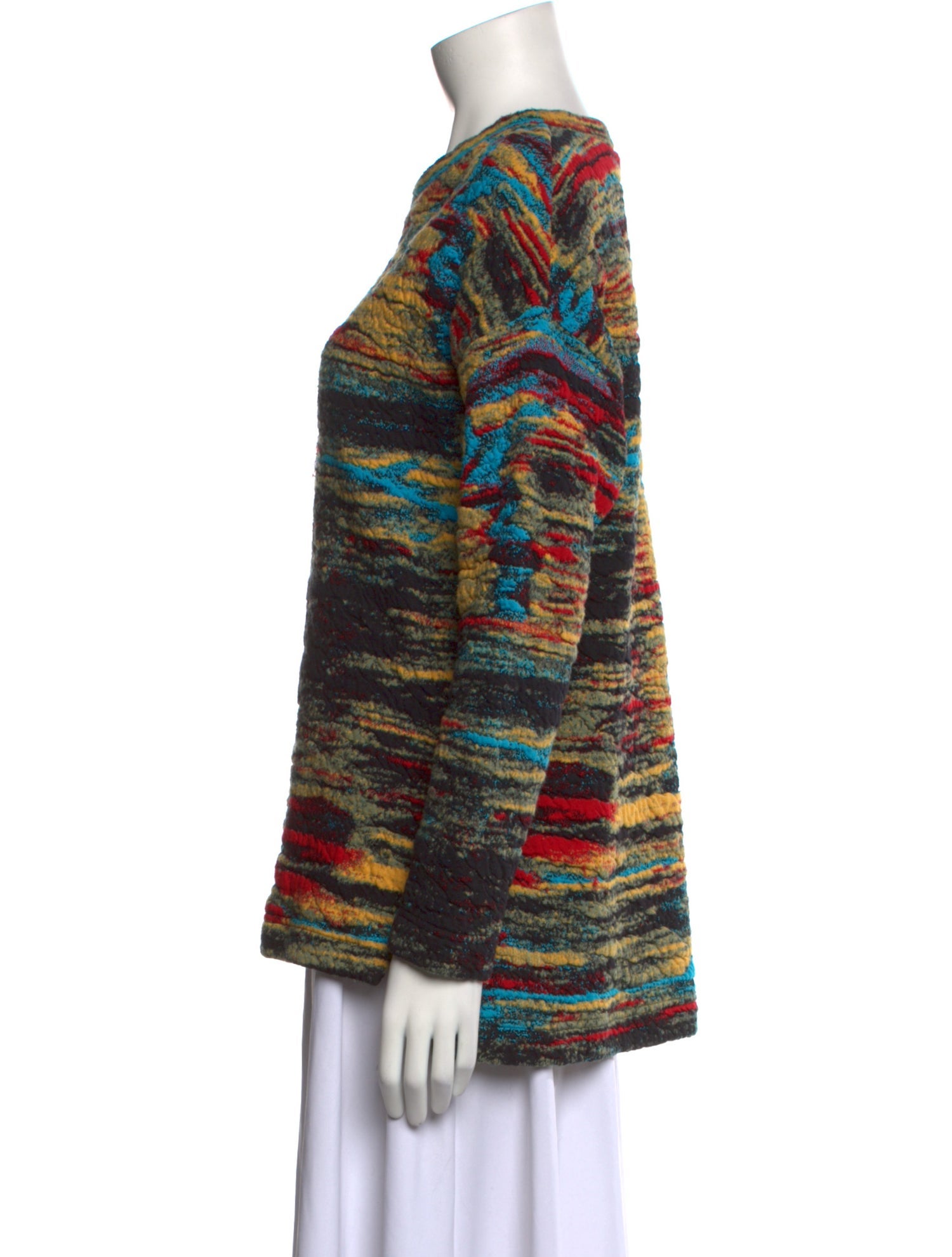 Akris Punto Printed Crew Neck Sweatshirt